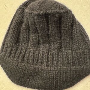 Portolano Classic Black Kids Knit Hat